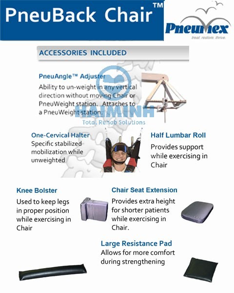 Ghế tập phục hồi cơ bắp không trọng lực PneuBack Chair 0